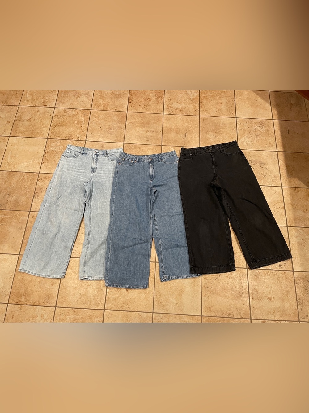 Reitmans Women’s Wide-Leg Jeans Bundle - Size 32 Petite